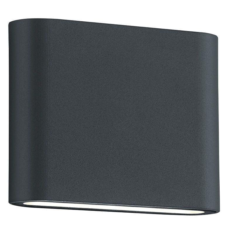 Antracytowa lampa zewnętrzna nowoczesna, Bridlington, 2,5W, 3000K LED, IP54 Antracytowa lampa zewnętrzna nowoczesna, Bridlington, 2,5W, 3000K LED, IP54