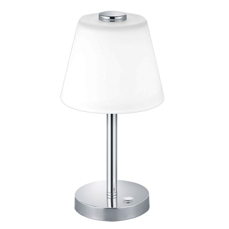 Chromowana lampa stołowa nowoczesna, Liv, 4W, 3000K LED, z przełącznik
