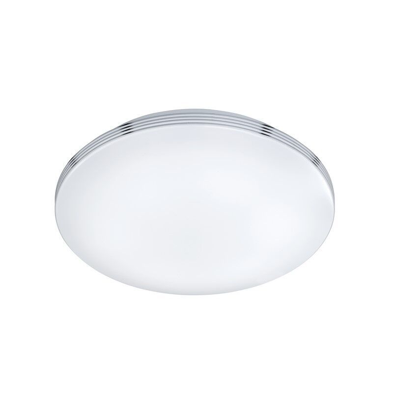 Chromowana lampa łazienkowa sufitowa plastikowa, Brunella, 18W, 3000K LED, IP44 Chromowana lampa łazienkowa sufitowa plastikowa, Brunella, 18W, 3000K LED, IP44