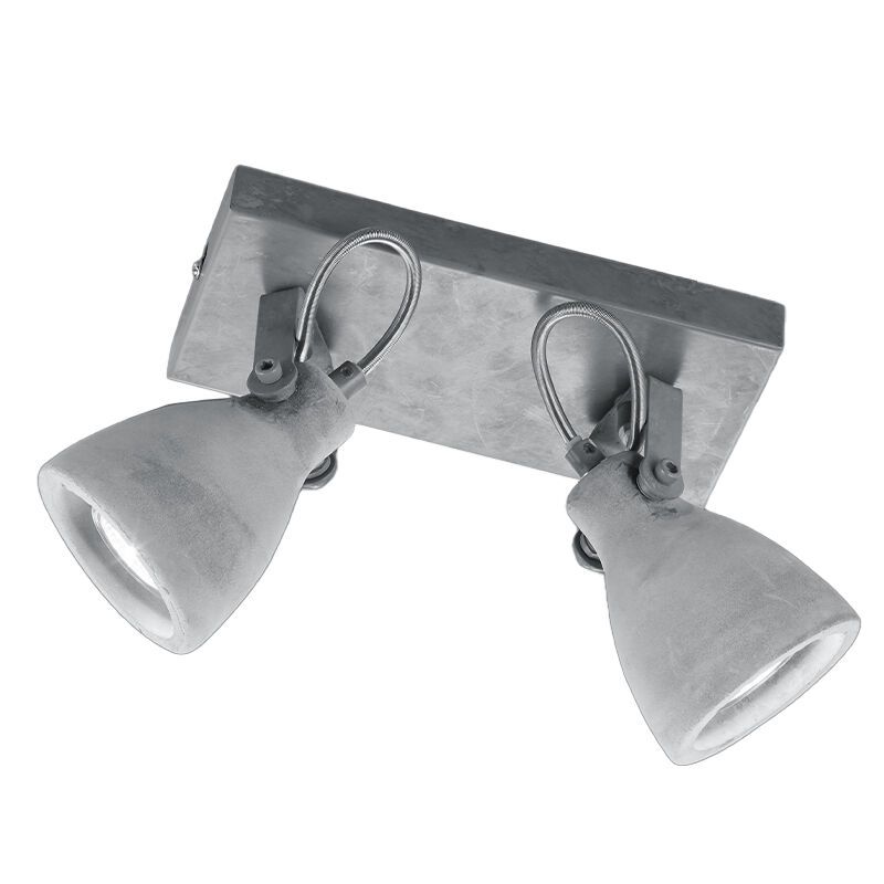 Betonowy spot sufitowy szary, Lamija