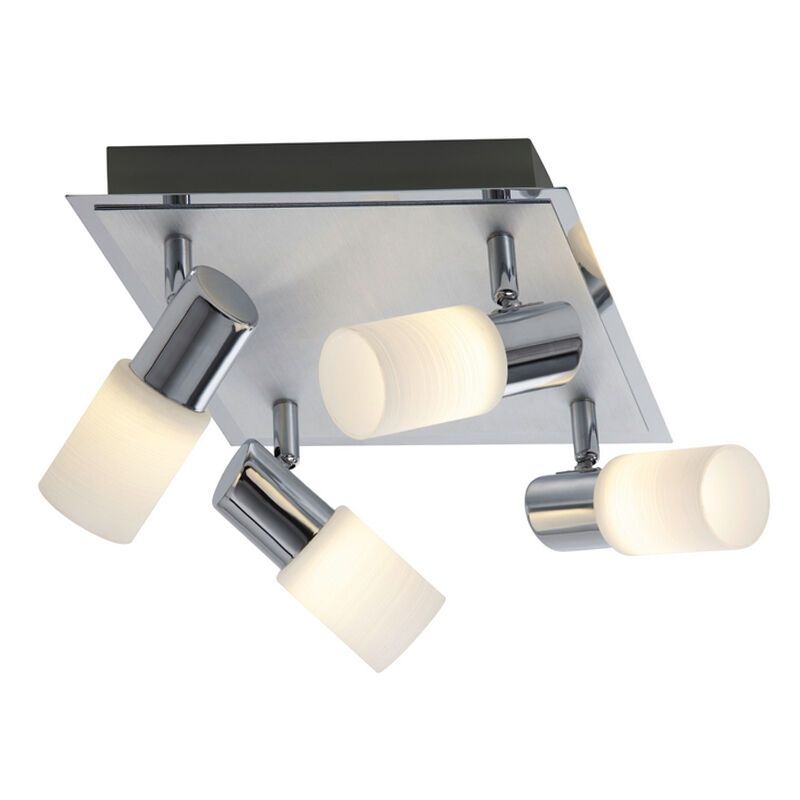 Szary spot sufitowy szklany, Morely, 4,3W, 3000K LED