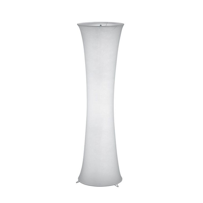 Biała lampa stojąca metalowa, Vivy, z przełącznik Biała lampa stojąca metalowa, Vivy, z przełącznik