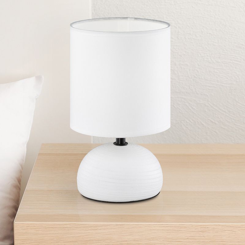 Ceramiczna lampa stołowa biała, Yeraz, z przełącznik Ceramiczna lampa stołowa biała, Yeraz, z przełącznik