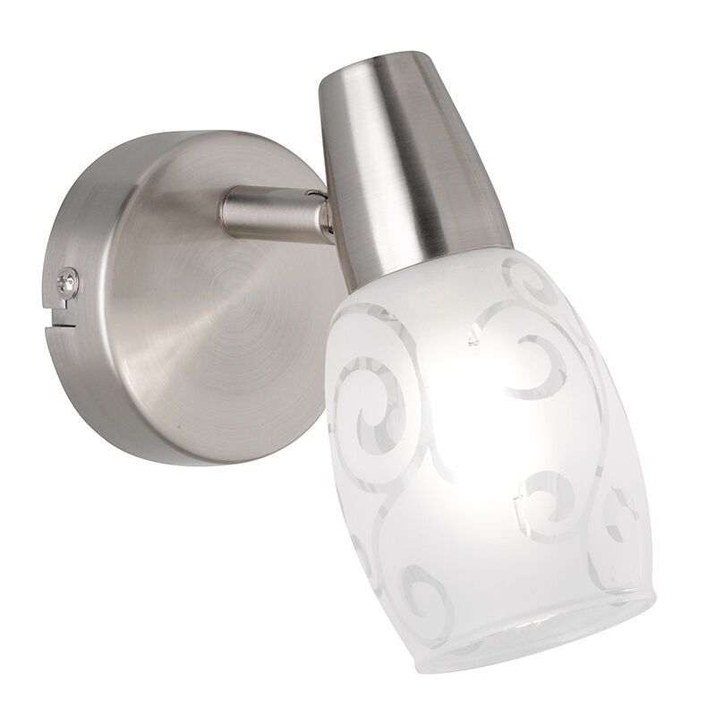 Niklowy reflektor ścienny klasyczny, Venya Niklowy reflektor ścienny klasyczny, Venya