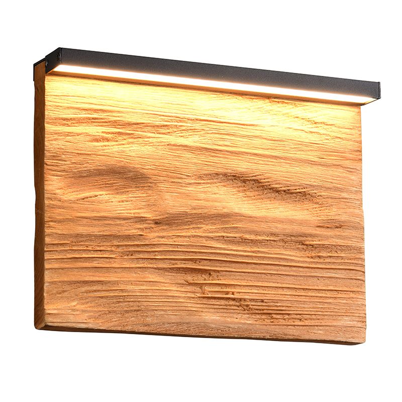 Drewniany kinkiet design, Tanneke, 7,5W, 3000K LED, ściemniana w 3 krokach Drewniany kinkiet design, Tanneke, 7,5W, 3000K LED, ściemniana w 3 krokach