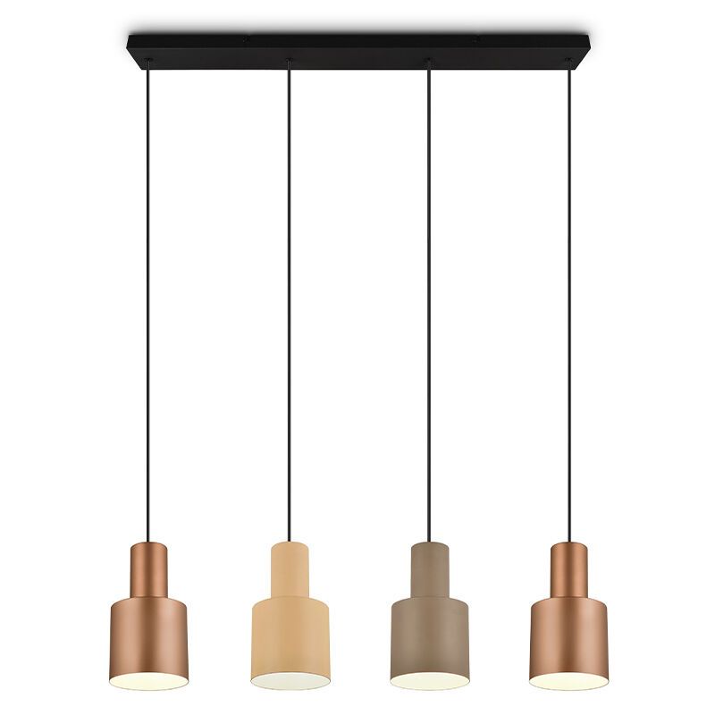 Ciemnoszara lampa wisząca nowoczesna, Amila