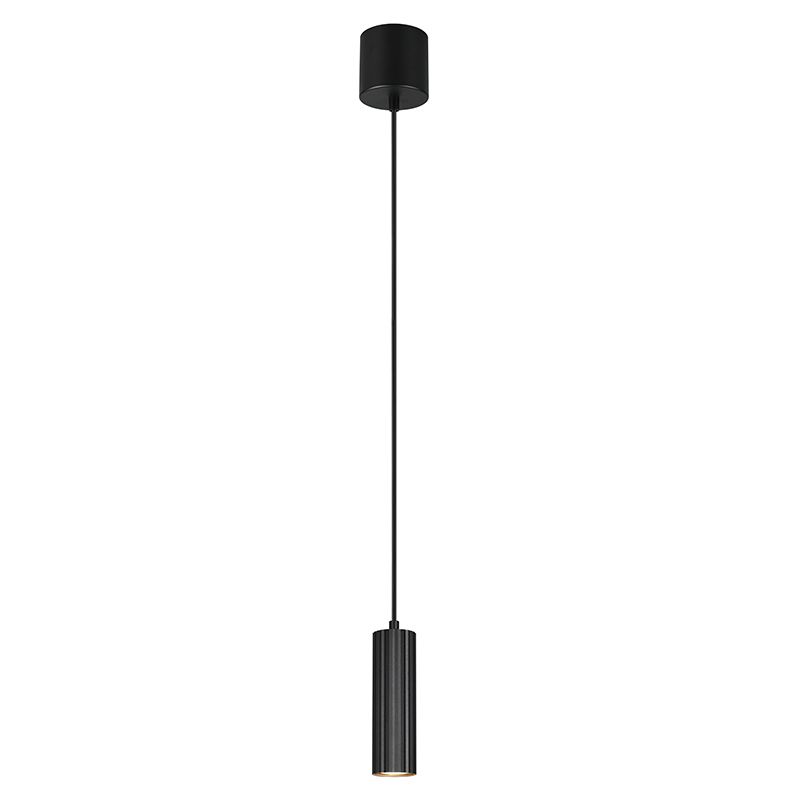 Czarna lampa wisząca nowoczesna, Sieb
