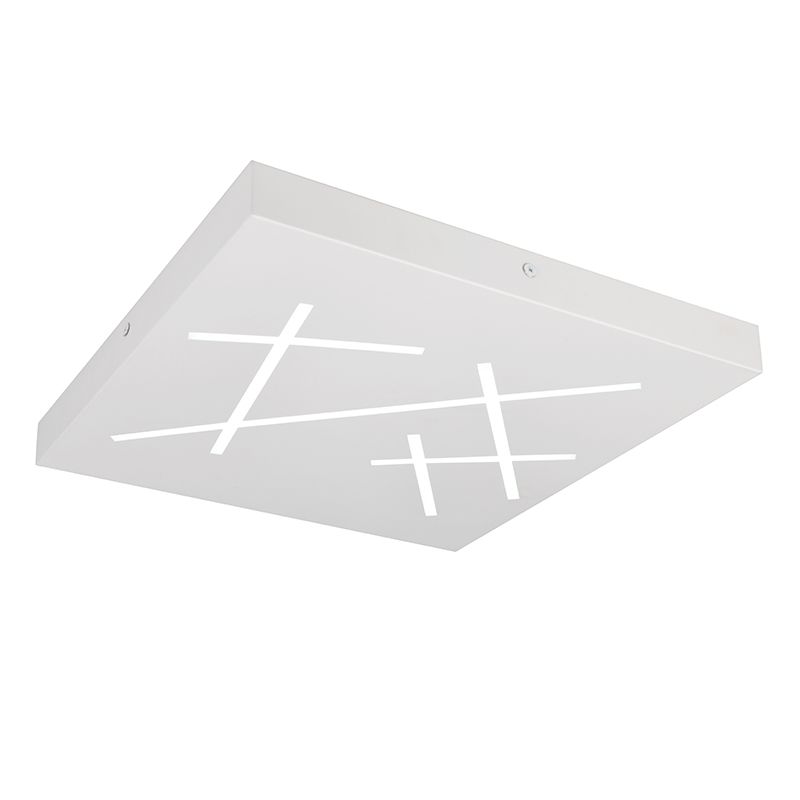 Biały plafon sufitowy design, Eelco, 24W, regulowana ciepła do zimnej bieli LED, ściemniana w 3 krokach