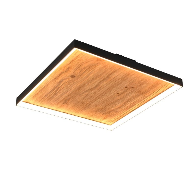 Drewniany plafon sufitowy design, Tanneke, 41W, 3000K LED, ściemniana w 3 krokach Drewniany plafon sufitowy design, Tanneke, 41W, 3000K LED, ściemniana w 3 krokach