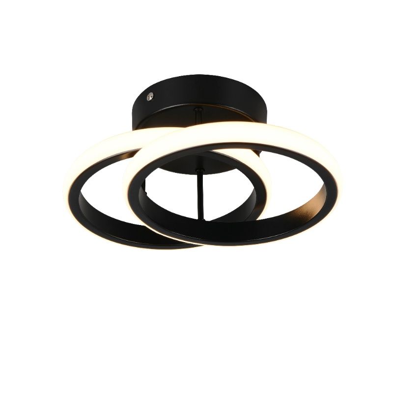 Czarna lampa sufitowa design, Yasser, 7W, 3000K LED Czarna lampa sufitowa design, Yasser, 7W, 3000K LED
