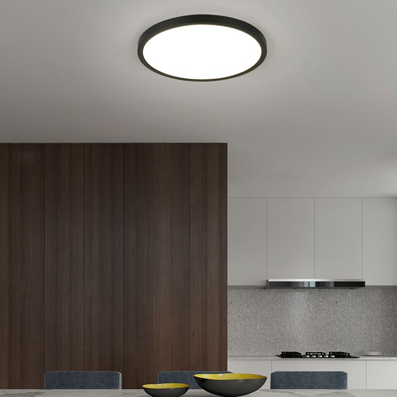 Czarny plafon sufitowy nowoczesny, Zayd, 30W, white switch LED, ściemniana w 3 krokach Czarny plafon sufitowy nowoczesny, Zayd, 30W, white switch LED, ściemniana w 3 krokach