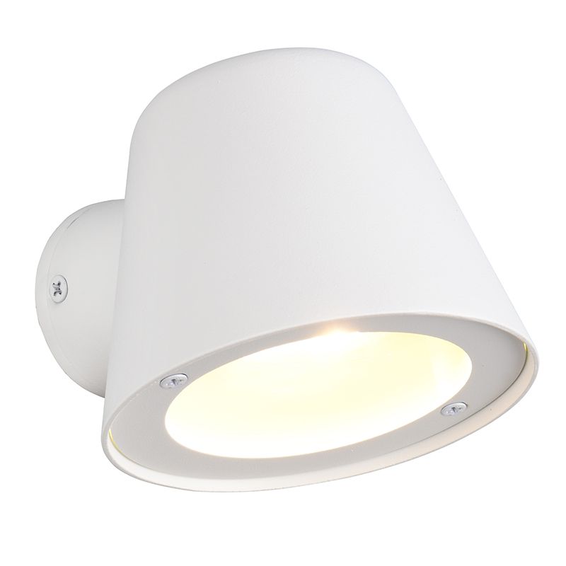 Biała lampa zewnętrzna nowoczesna, Noufissa, IP44 Biała lampa zewnętrzna nowoczesna, Noufissa, IP44