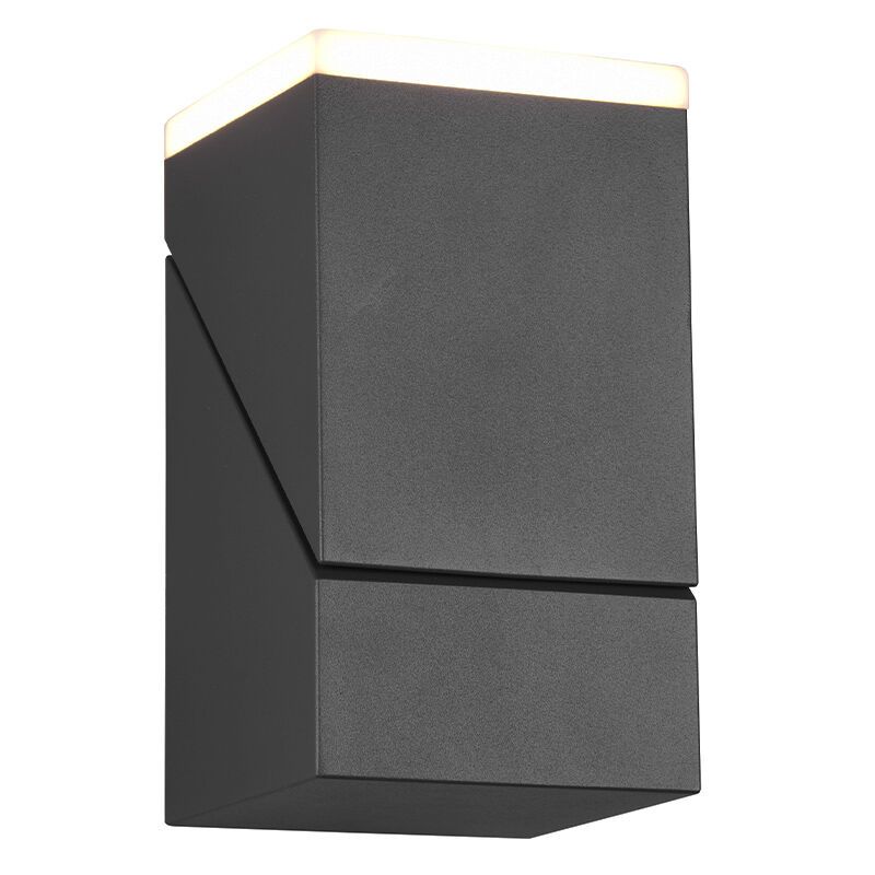 Antracytowa lampa zewnętrzna nowoczesna, Liron, 7W, 3000K LED, IP54