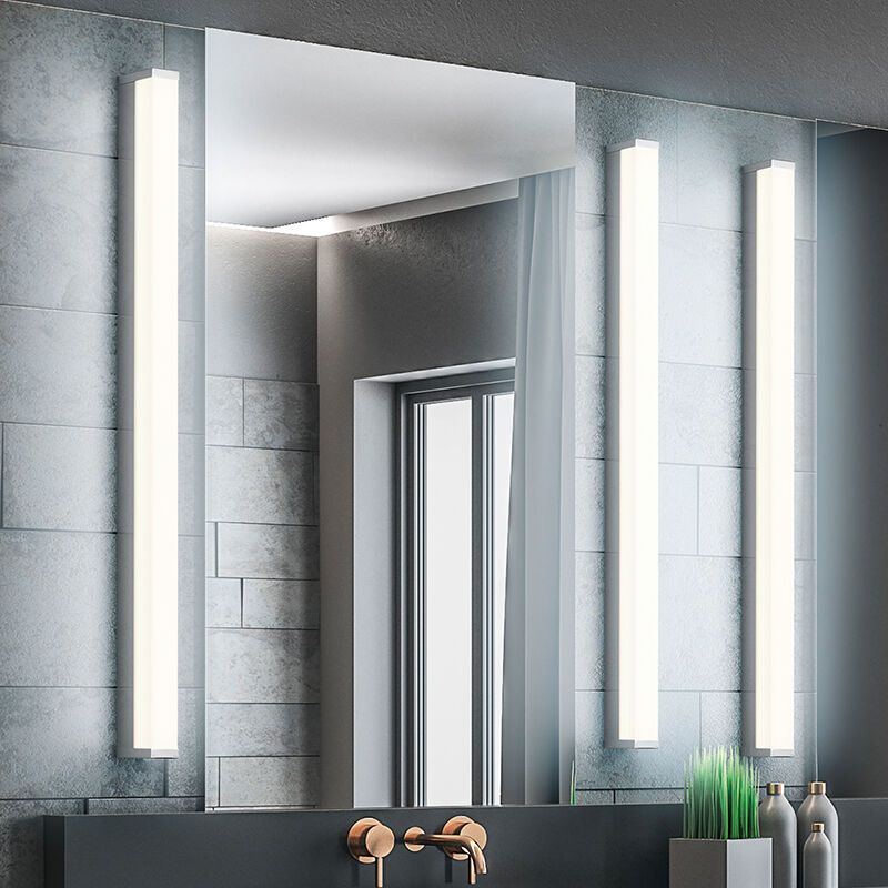 Chromowany kinkiet łazienkowy nowoczesny, Celesta, 20W, 3000K LED, IP44 Chromowany kinkiet łazienkowy nowoczesny, Celesta, 20W, 3000K LED, IP44