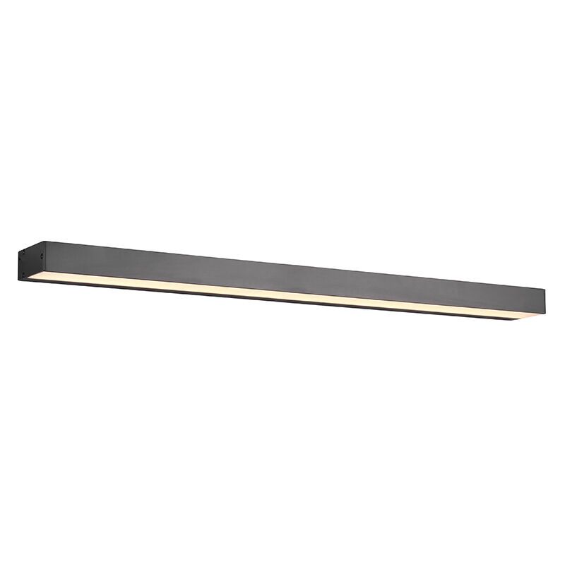 Czarny kinkiet łazienkowy nowoczesny, Basma, 13W, 3000K LED, IP44 Czarny kinkiet łazienkowy nowoczesny, Basma, 13W, 3000K LED, IP44