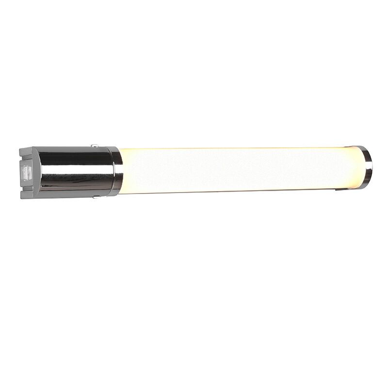 Chromowany kinkiet łazienkowy nowoczesny, Bernou, 8W, 3000K LED, IP44 Chromowany kinkiet łazienkowy nowoczesny, Bernou, 8W, 3000K LED, IP44