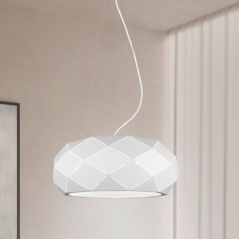 Biała lampa wisząca nowoczesna, Soloro Biała lampa wisząca nowoczesna, Soloro