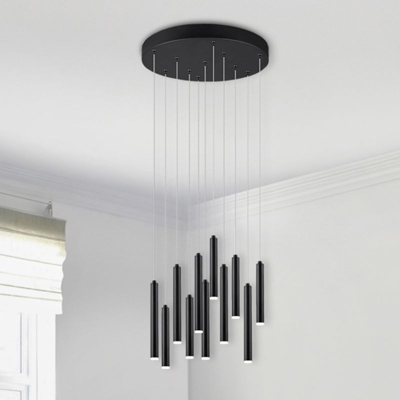 Czarna lampa wisząca nowoczesna, Jessamy, 2,5W, 3000K LED Czarna lampa wisząca nowoczesna, Jessamy, 2,5W, 3000K LED