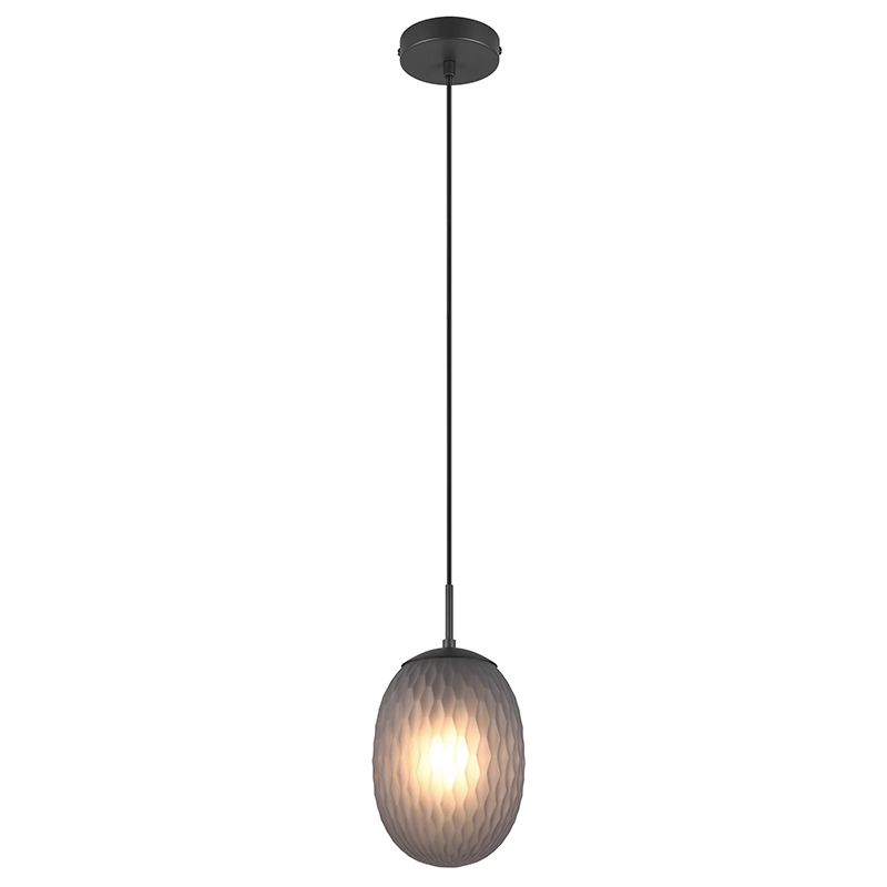 Szara lampa wisząca design, Danyal Szara lampa wisząca design, Danyal