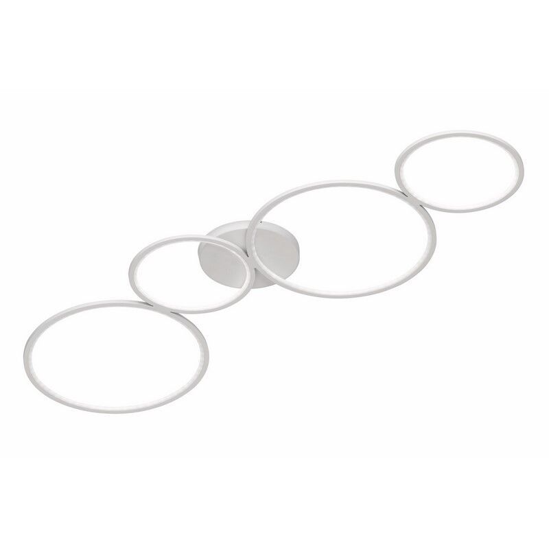 Biały plafon sufitowy nowoczesny, Robon, 37W, 3000K LED Biały plafon sufitowy nowoczesny, Robon, 37W, 3000K LED