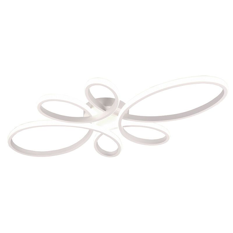 Biała lampa sufitowa design, Vikash, 32W, 4000K LED, ściemniana w 3 krokach Biała lampa sufitowa design, Vikash, 32W, 4000K LED, ściemniana w 3 krokach