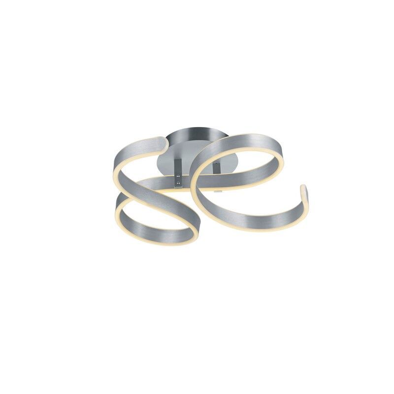 Srebreny plafon sufitowy nowoczesny, Davu, 40W, 3000K LED Srebreny plafon sufitowy nowoczesny, Davu, 40W, 3000K LED