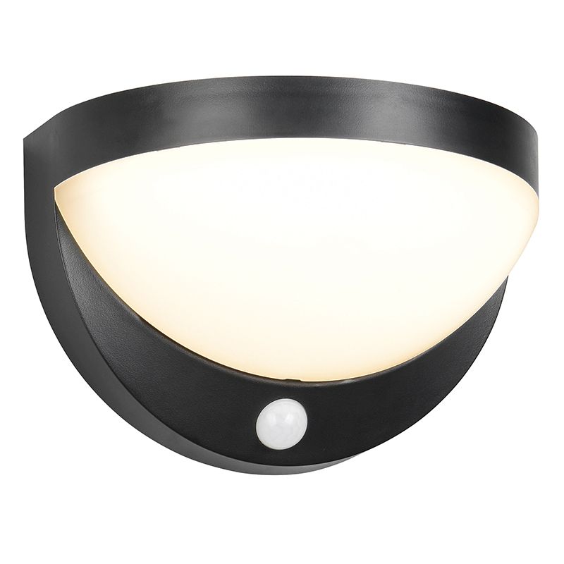 Czarny kinkiet solarny zewnętrzny nowoczesny, Mutlu, 8W, 4000K LED, IP44 Czarny kinkiet solarny zewnętrzny nowoczesny, Mutlu, 8W, 4000K LED, IP44