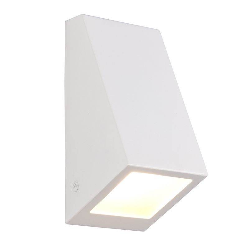 Biała lampa zewnętrzna nowoczesna, Orkun, IP44 Biała lampa zewnętrzna nowoczesna, Orkun, IP44