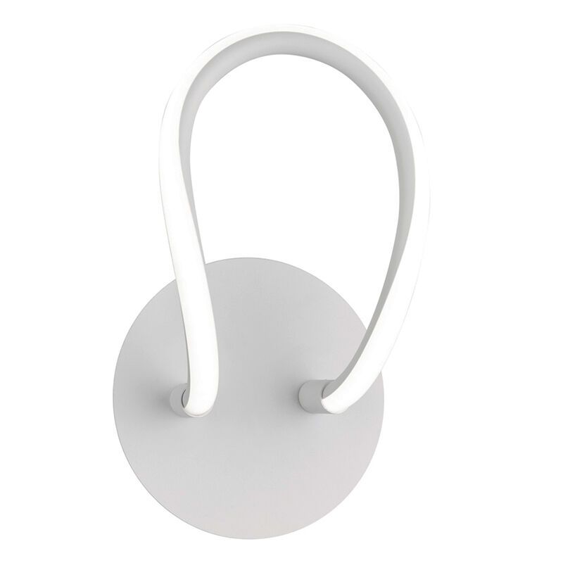 Biały kinkiet design, Marell, 11W, 4000K LED, ściemniana w 3 krokach Biały kinkiet design, Marell, 11W, 4000K LED, ściemniana w 3 krokach