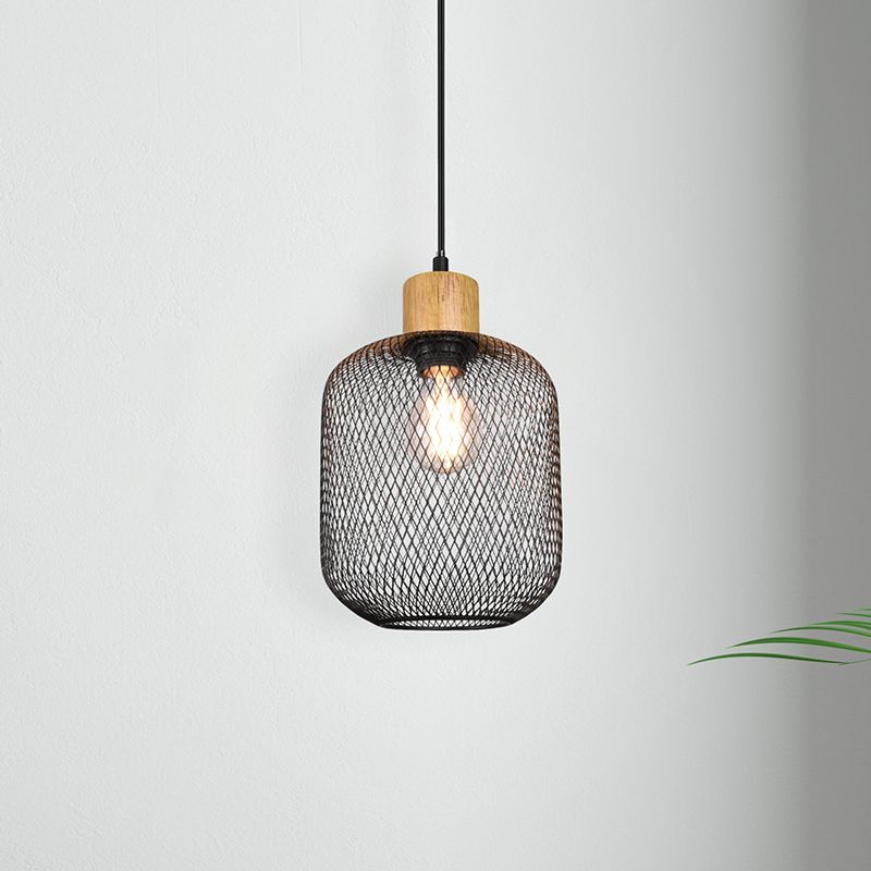 Czarna lampa wisząca nad stół do jadalni vintage, Cristel Czarna lampa wisząca nad stół do jadalni vintage, Cristel