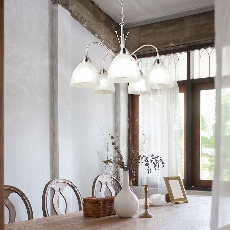 Biała lampa wisząca klasyczna, Ozlem Biała lampa wisząca klasyczna, Ozlem