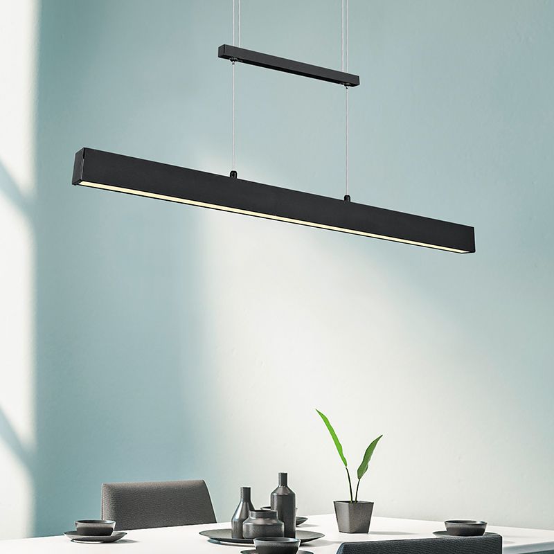 Czarna lampa wisząca nowoczesna, Dinant, 21W, 3000K LED Czarna lampa wisząca nowoczesna, Dinant, 21W, 3000K LED