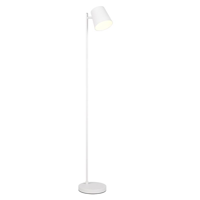 Biała lampa stojąca akumulatorowa metalowa, Suraya, 4,5W, 3000K LED, ściemniana w 3 krokach Biała lampa stojąca akumulatorowa metalowa, Suraya, 4,5W, 3000K LED, ściemniana w 3 krokach