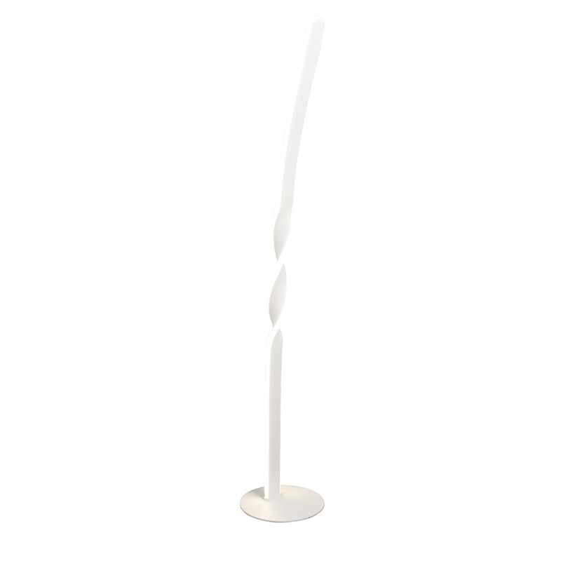 Biała lampa stojąca design, Quirinus, 19W, 4000K LED, z przełącznik Biała lampa stojąca design, Quirinus, 19W, 4000K LED, z przełącznik