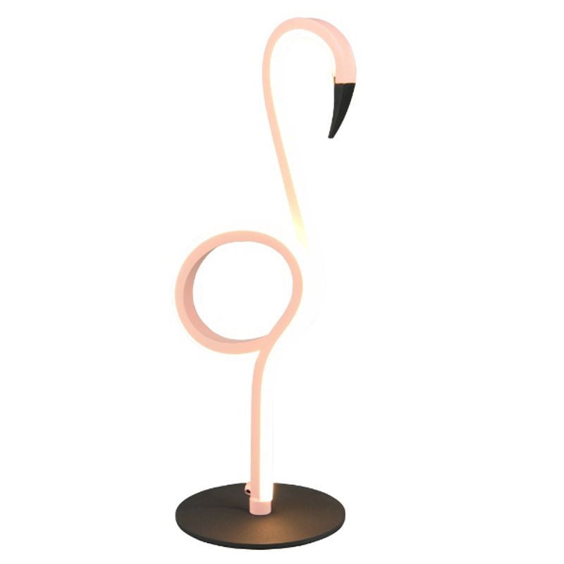 Różowa lampa stołowa design, Puk, 6W, 3000K LED, z przełącznik Różowa lampa stołowa design, Puk, 6W, 3000K LED, z przełącznik