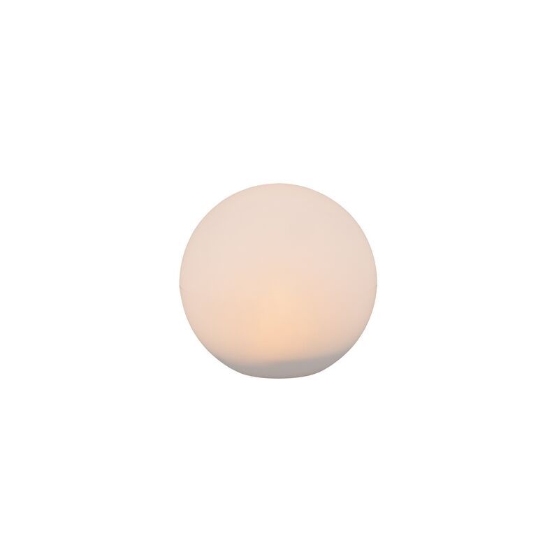 Biała słoneczna lampa dogruntowa nowoczesna, Yavuz, 0,5W, RGBW LED, IP67, z pilot Biała słoneczna lampa dogruntowa nowoczesna, Yavuz, 0,5W, RGBW LED, IP67, z pilot