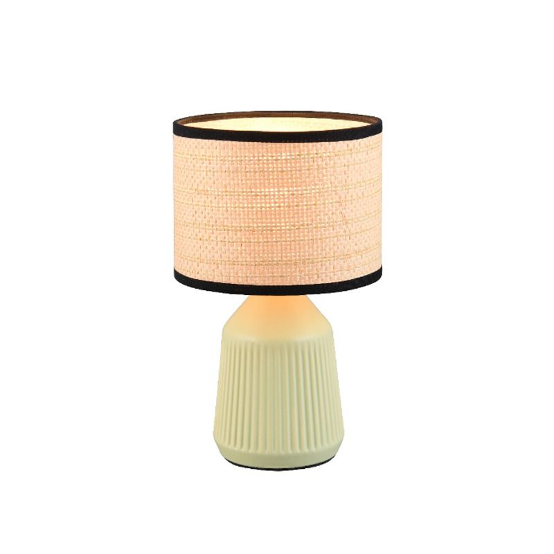 Ceramiczna lampa stołowa zielona, Shivam Ceramiczna lampa stołowa zielona, Shivam