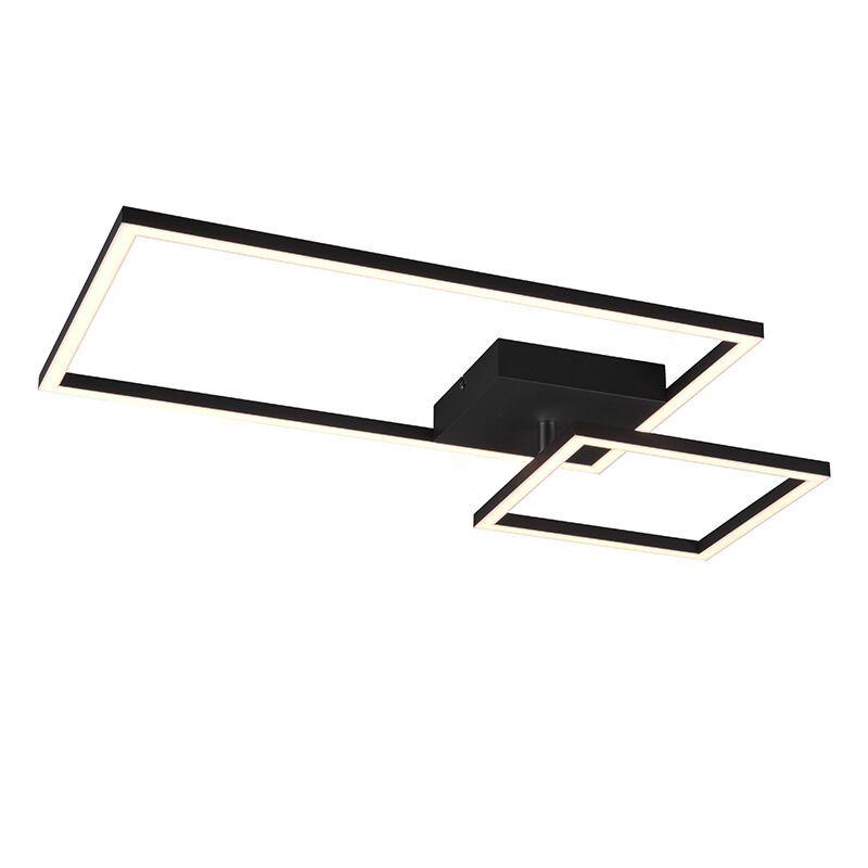Czarny plafon sufitowy nowoczesny, Binc, 25W, 3000K LED Czarny plafon sufitowy nowoczesny, Binc, 25W, 3000K LED