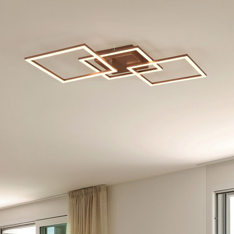 Brązowy plafon sufitowy nowoczesny, Margaux, 31W, 3000K LED Brązowy plafon sufitowy nowoczesny, Margaux, 31W, 3000K LED