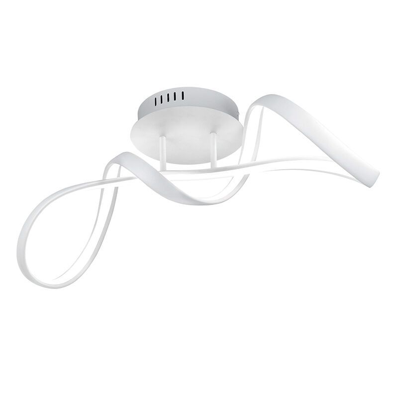 Biała lampa sufitowa design, Renso, 28W, 4000K LED, ściemniana w 3 krokach