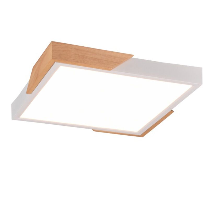 Biały plafon sufitowy nowoczesny, Selinde, 20W, 3000K LED, ściemniana w 3 krokach