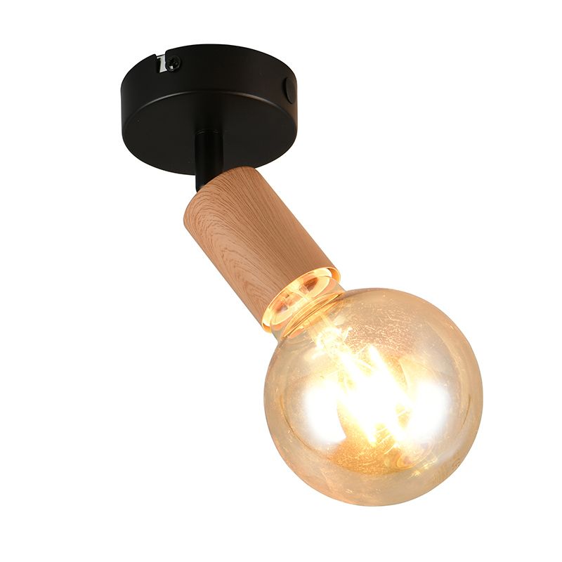 Brązowy spot sufitowy vintage, Rihab Brązowy spot sufitowy vintage, Rihab