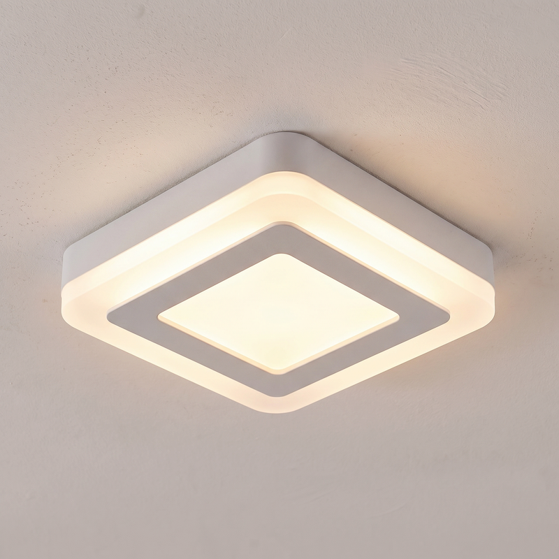 Plastikowy oświetlenie klatki schodowej biały, Haley, 8W, 3000K LED, IP54 Plastikowy oświetlenie klatki schodowej biały, Haley, 8W, 3000K LED, IP54