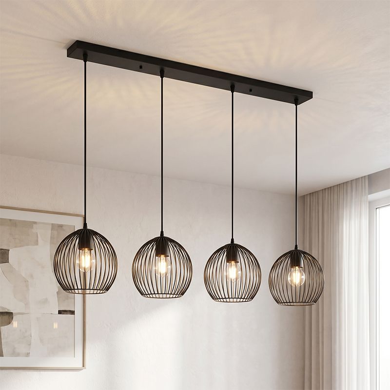Industrialna lampa wisząca czarna, Wiro Industrialna lampa wisząca czarna, Wiro