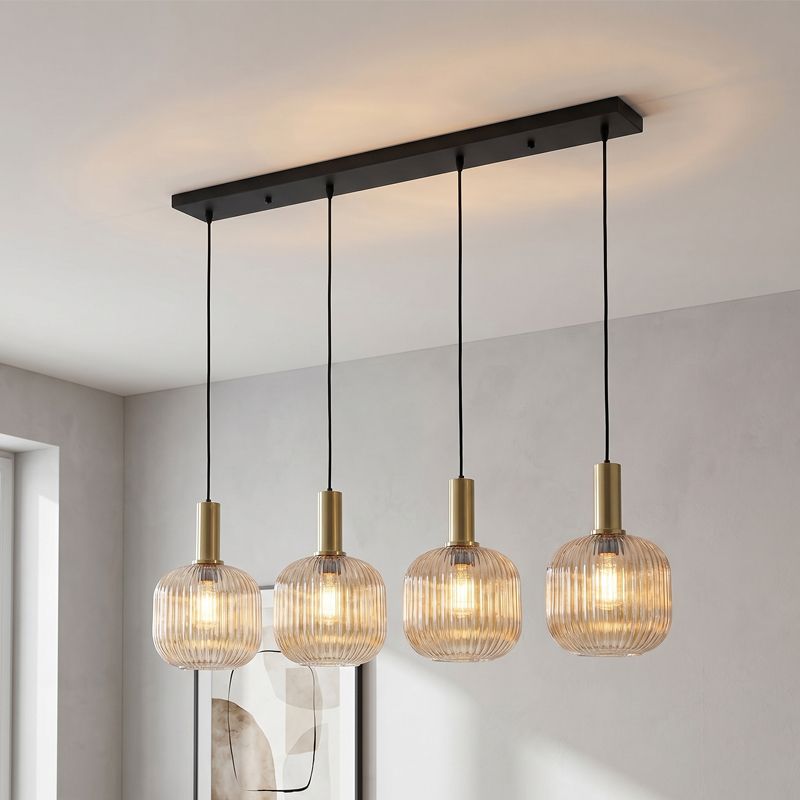 Design lampa wisząca bursztynowa, Charlois Design lampa wisząca bursztynowa, Charlois
