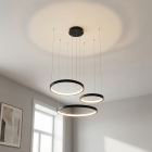 Design lampa wisząca czarna, Giorgio, 60W, 2700K LED