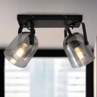 Design spot sufitowy szary, Clyde