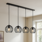 Industrialna lampa wisząca czarna, Wiro