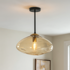 Design lampa sufitowa bursztynowa, Evita