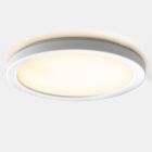 Plastikowa lampa łazienkowa sufitowa biała, Shivani, 15W, 3000K LED, IP44